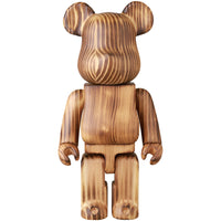 BE@RBRICK Karimoku BURN WOOD 400%