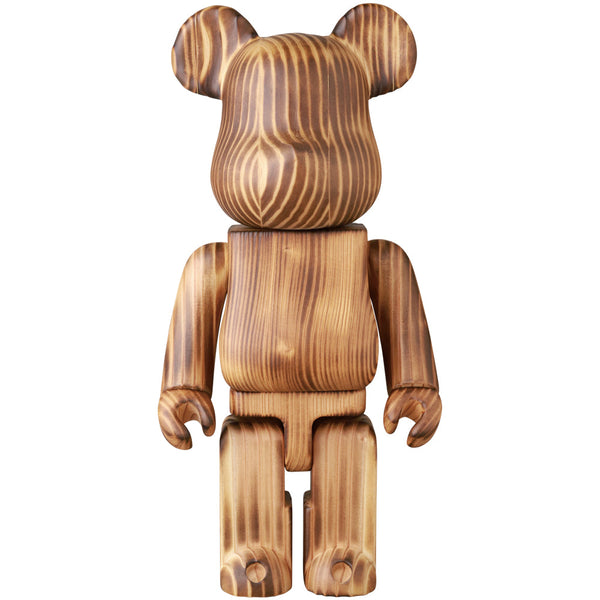 BE@RBRICK Karimoku BURN WOOD 400%