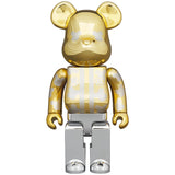 BE@RBRICK Happy Tokyo Gold Plated 100％ & 400％