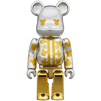 BE@RBRICK Happy Tokyo Silver Plated 100％ & 400％