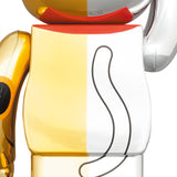 BE@RBRICK Maneki Neko Good Luck Silver x Ten Million Ryo Gold 100% & 400%