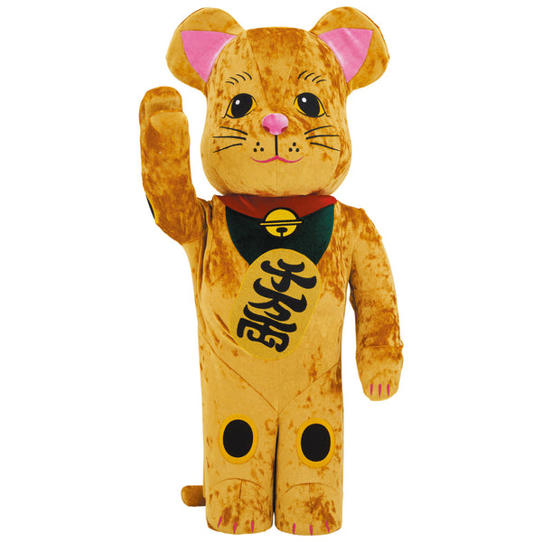 BE@RBRICK 招き猫 金 着ぐるみ版 1000％1000% - フィギュア