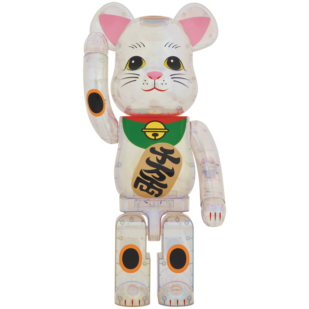 【新品未使用】BE@RBRICK 招き猫　黒透明メッキ 100％ & 400％ BE@RBRICK 招き猫 黒透明メッキ 100％ & 400％