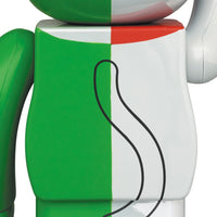 BE@RBRICK Maneki Neko White x Green 100％ & 400％