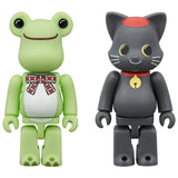 BE@RBRICK Pickles the Frog ＆ NY@BRICK Pierre the Black Cat 100％ 2 sets