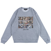 Jackson Pollock Studio CREWNECK SWEATSHIRT "Floor Boards 02"