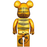 BE@RBRICK GARFIELD GOLD CHROME Ver. 100% & 400%