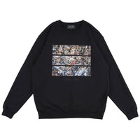 Jackson Pollock Studio CREWNECK SWEATSHIRT "Floor Boards 02"