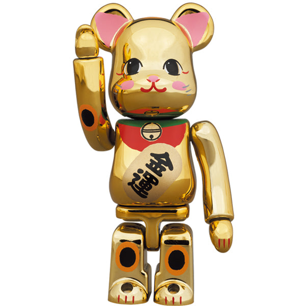 BE@RBRICK 招き猫 金運 金メッキ 弐 100％