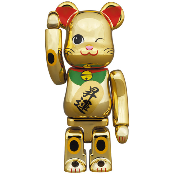 BE@RBRICK 招き猫 福入 金メッキ 1000％ - おもちゃ