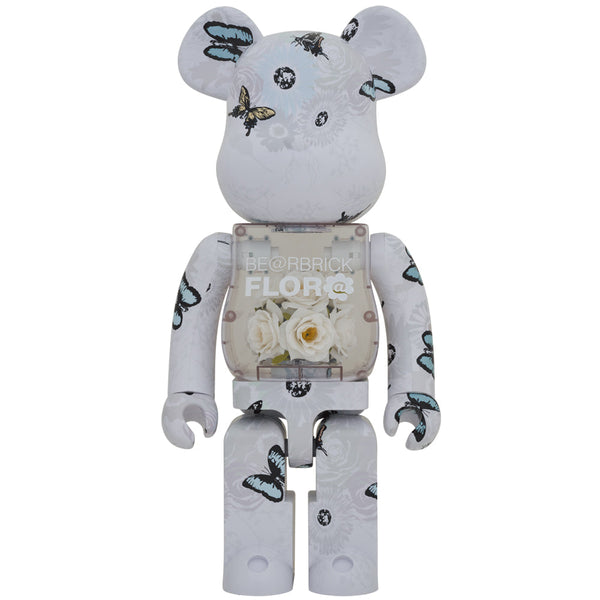 BE@RBRICK FLOR@ #2 White 1000％