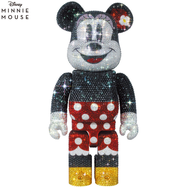 CRYSTAL DECORATE MINNIE MOUSE BE@RBRICK 400％