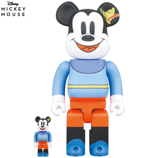 BE@RBRICK MICKEY MOUSE BLUE 100% 400% 新品