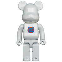 BE@RBRICK 1st MODEL WHITE CHROME 400％