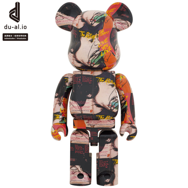 BE@RBRICK Andy Warhol × The Rolling Stones “Love You Live” 1000 ...