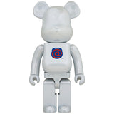 BE@RBRICK 1st MODEL WHITE CHROME 1000％