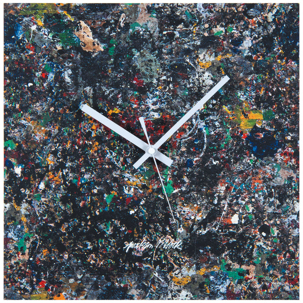 WALL CLOCK "Jackson Pollock Studio 03" made by KARIMOKU