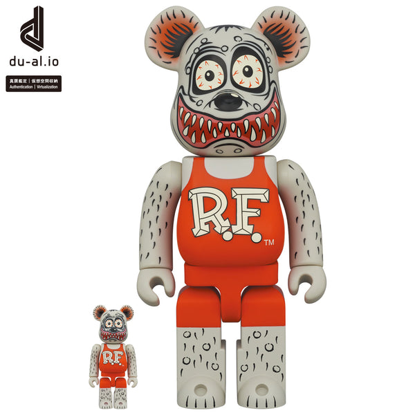 BE@RBRICK RAT FINK GRAY Ver. 100％ & 400％-levercoffee.com