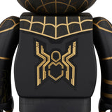 BE@RBRICK SPIDER-MAN BLACK & GOLD SUIT 100％ & 400％