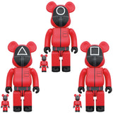 BE@RBRICK SQUID GAME(Squid game) GUARD "○/△/□" 100％ & 400％