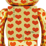 BE@RBRICK Gold Heart 1000％