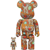 MEDICOM TOY BE@RBRICK KEITH HARING “SPECIAL” 100％ & 400％ ベアブリック