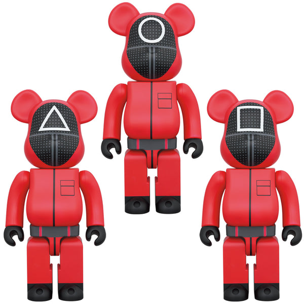 BE@RBRICK SQUID GAME(Squid game) GUARD "○/△/□" 1000％