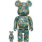 BE@RBRICK × Van Gogh Museum Floral Pattern 50th Anniversary Design Van Gogh Museum 100％ & 400％