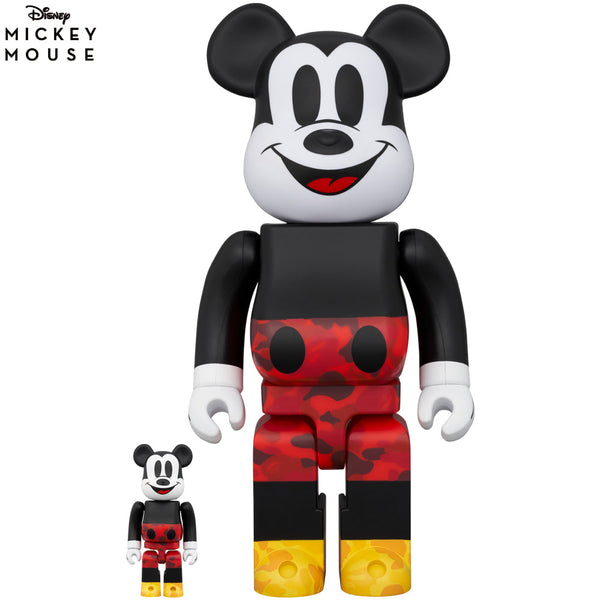 BE@RBRICK BAPE(R) MICKEY MOUSE COLOR Ver.100％ & 400％