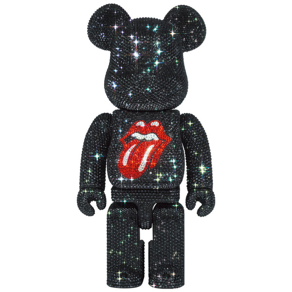 CRYSTAL DECORATE BE@RBRICK The Rolling Stones Tongue Logo 400％《2023年5月発送予定》