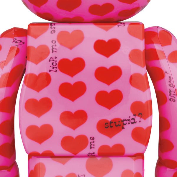 BE@RBRICK Pink Heart 100％ & 400％