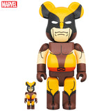 BE@RBRICK WOLVERINE (BROWN Ver.) 100％ & 400％