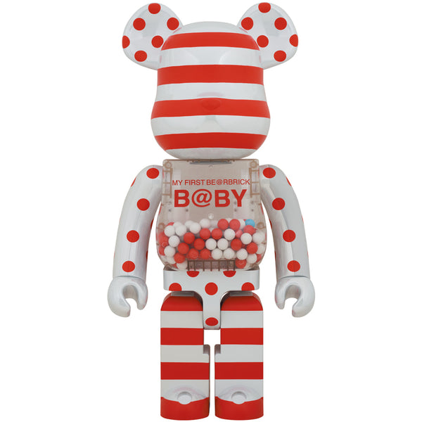 MY FIRST BE@RBRICK B@BY RED & SILVER CHROME Ver.1000％