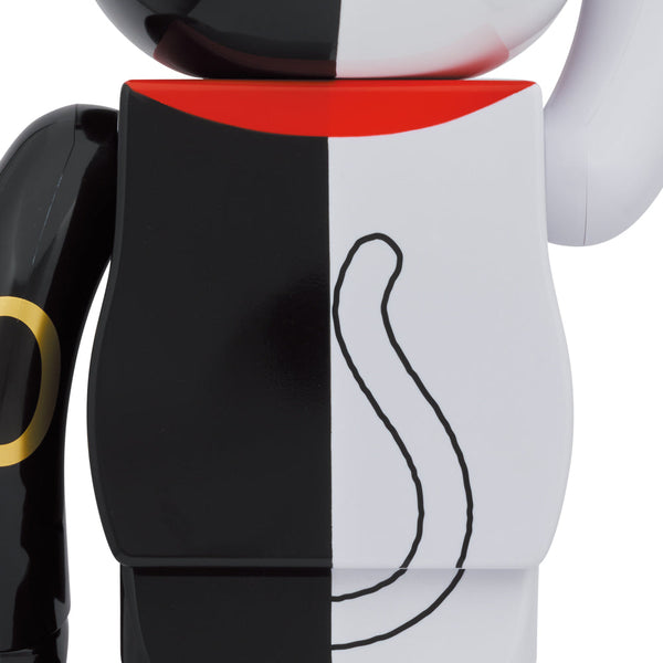 BE@RBRICK 招き猫 金運 白 × 招福 黒 1000％