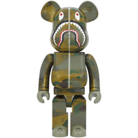 BE@RBRICK BAPE(R) × ALPHA CAMO SHARK 2023 1000％