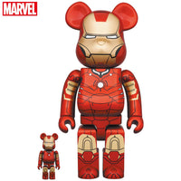 BE@RBRICK IRON MAN MARK III 100% & 400%