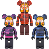 BE@RBRICK BAPE(R) CAMO TIGER 1000％ ［RED／PURPLE／BLUE］