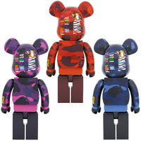 BE@RBRICK BAPE(R) CAMO TIGER 1000％ ［RED／PURPLE／BLUE］