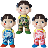 Fujiya soft vinyl collection BAPE(R) × Peko-chan GREEN／PINK／BLUE