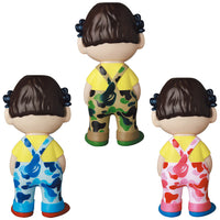 Fujiya soft vinyl collection BAPE(R) × Peko-chan GREEN／PINK／BLUE