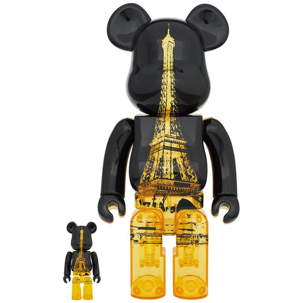 BE@RBRICK EIFFEL TOWER GOLDEN GOWN Ver. 100% & 400%