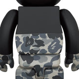 BE@RBRICK BAPE(R) MICKEY MOUSE MONOTONE Ver. 100％ & 400％