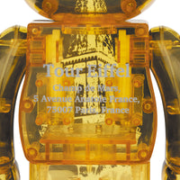 BE@RBRICK EIFFEL TOWER GOLDEN GOWN Ver. 100% & 400%