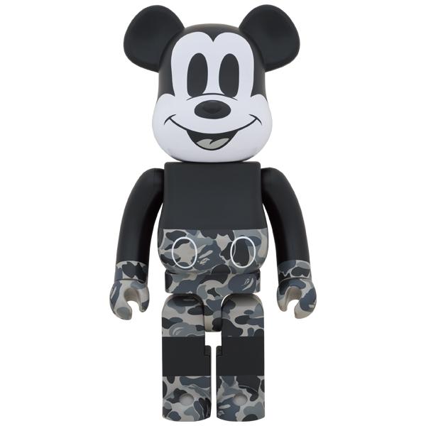 BE@RBRICK BAPE(R) MICKEY MOUSE MONOTONE Ver. 1000％ – MCT TOKYO