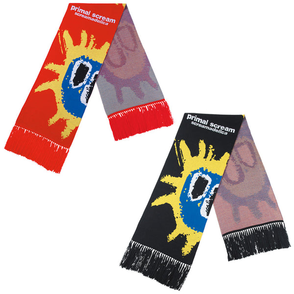 MLE Primal Scream "screamadelica" KNIT GANG COUNCIL KNIT SCARF "screamadelica"
