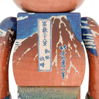 BE@RBRICK Katsushika Hokusai 「Thirty-six Views of Mount Fuji: Fine Breezy Day.」1000％