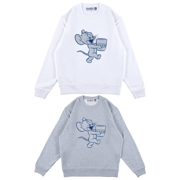 MLE＜TOM and JERRY＞ CREW NECK SWEATSHIRT(JERRY)《Planned to be shipped in late August 2024 / Order period is until April 10》