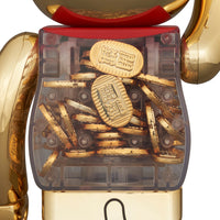 BE@RBRICK Maneki Neko Good Luck coin Gold Plating 100％ & 400％ 