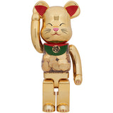 BE@RBRICK Maneki Neko Good Luck coin Gold Plating 1000％ 