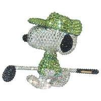 UDF CRYSTAL DECORATE SNOOPY GOLFER SNOOPY《Scheduled to be shipped within 3 to 6 months after ordering》